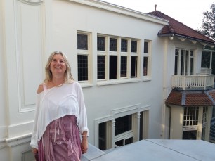 Barbara Borecka tijdens 'Geld creeren' workshop.