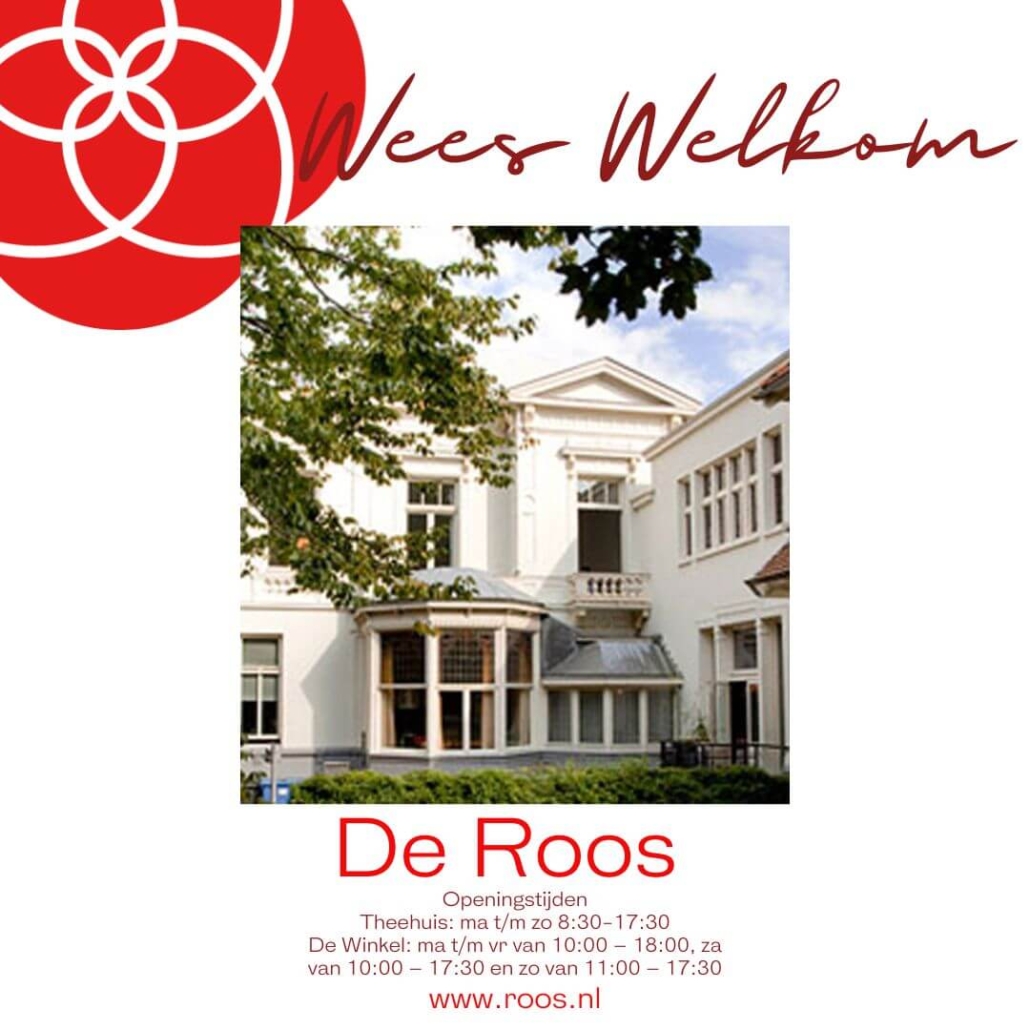 Wij wensen u een hartelijk welkom bij De Roos