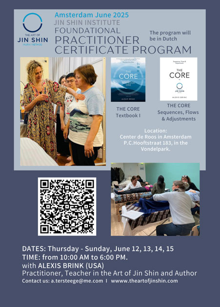 The Art of Jin Shin Foundational Practitioner Certificate Program juni 2025 Amsterdam